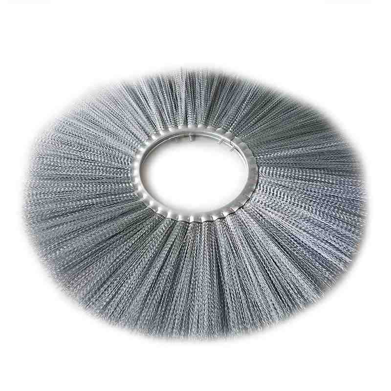Flat Wafer Brush-Steel Wire