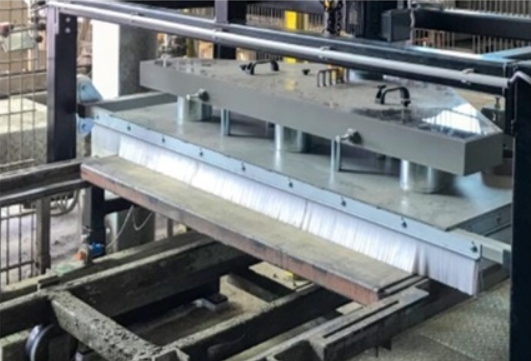 Industrial Cement Brick Mould Machine Concrete Block Production Cleaning Brush